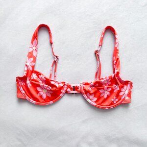 Billabong X Wrangler Wrangler Out West Dreamin Rowan Underwire Bikini Top Orange